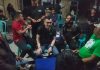 Pasangan Jafrun – Dandi Jawara Lomba Domino HUT Humas Polri di PWI Sultra