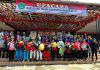 Sembilan Penerjun Payung Warnai HUT Konawe ke- 63